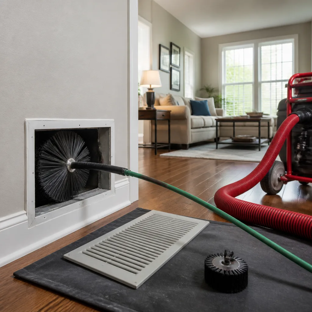 Whole-home duct cleaning
